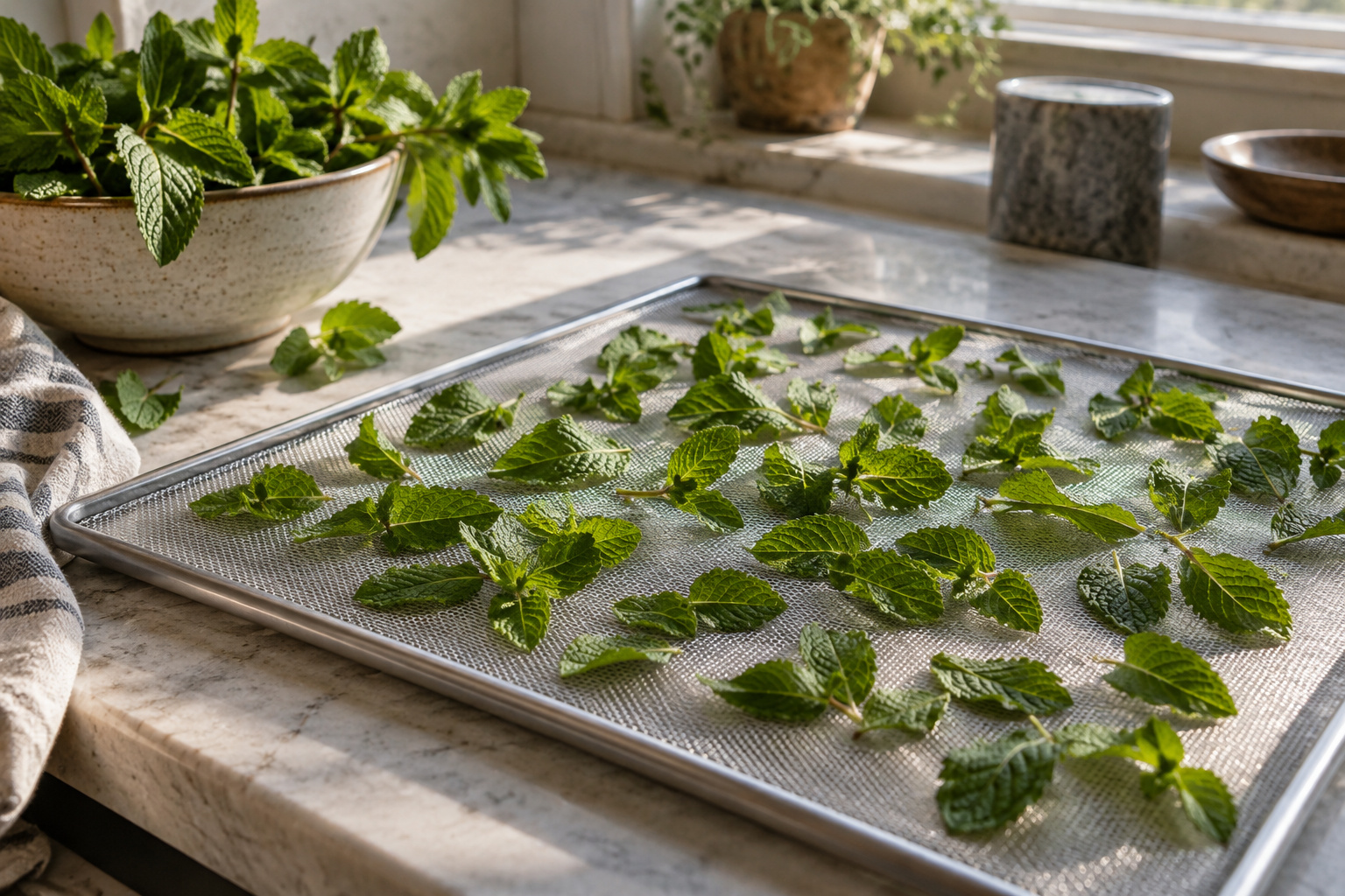 Start with an identified culinary herb.