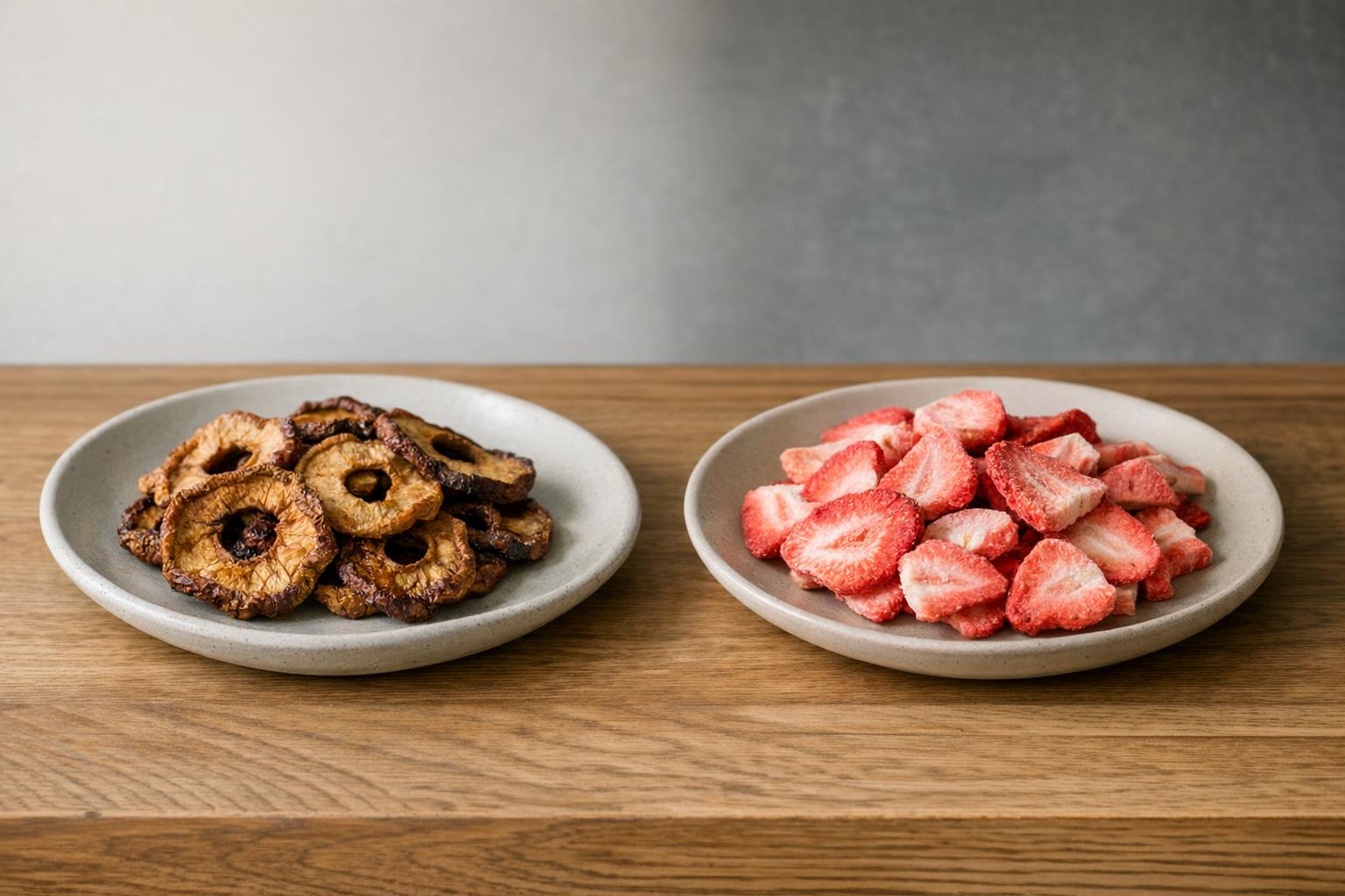 What is the difference between a freeze dryer and a dehydrator?