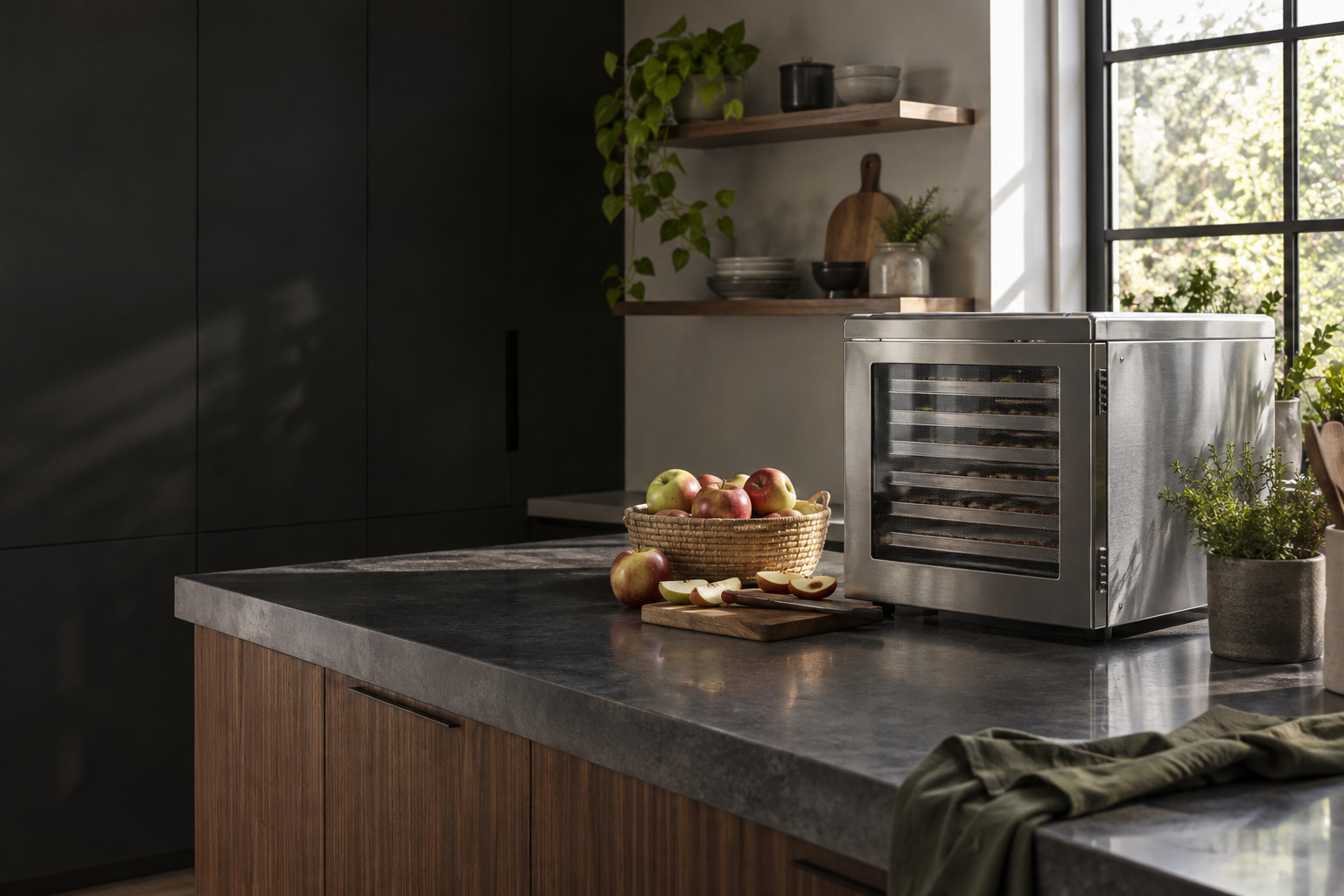 Explore dehydrators, plan your preparation space and learn the food-specific steps that matter.